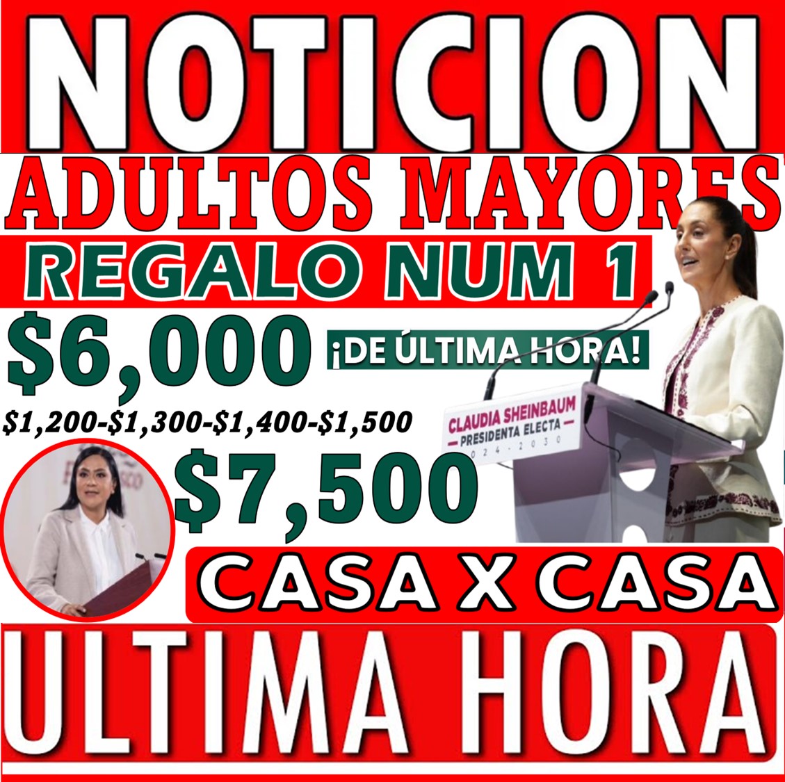 Primeros depósitos de 6 mil pesos a Pensionados Bienestar Adultos Mayores de 65 y más por la presidenta Claudia Sheinbaum será en noviembre. ¡Ariadna Montiel Reyes estará al frente! 12 Otros beneficios y apoyos en noviembre por parte de Claudia Sheinbaum y Ariadna Montiel Reyes