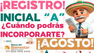 ¿La INICIAL de tu primer apellido comienza por la letra A y tienes los 65 años de edad? ¡INCORPÓRATE al programa de Pensiones para el Bienestar!