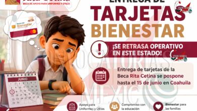 Coahuila retrasa entrega de tarjetas de la Beca Rita Cetina 2026 por proceso electoral