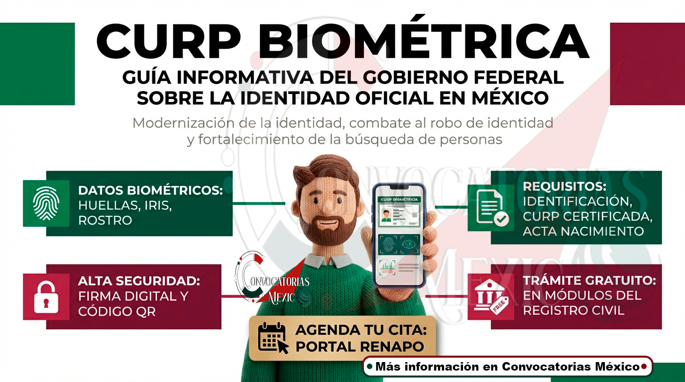 CURP Biométrica 2026: qué es, para qué sirve, requisitos y cómo tramitarla paso a paso en México