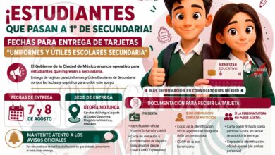 Entrega de tarjetas para el apoyo de Uniformes y Útiles Escolares: lo que deben saber las familias con estudiantes que ingresan a secundaria