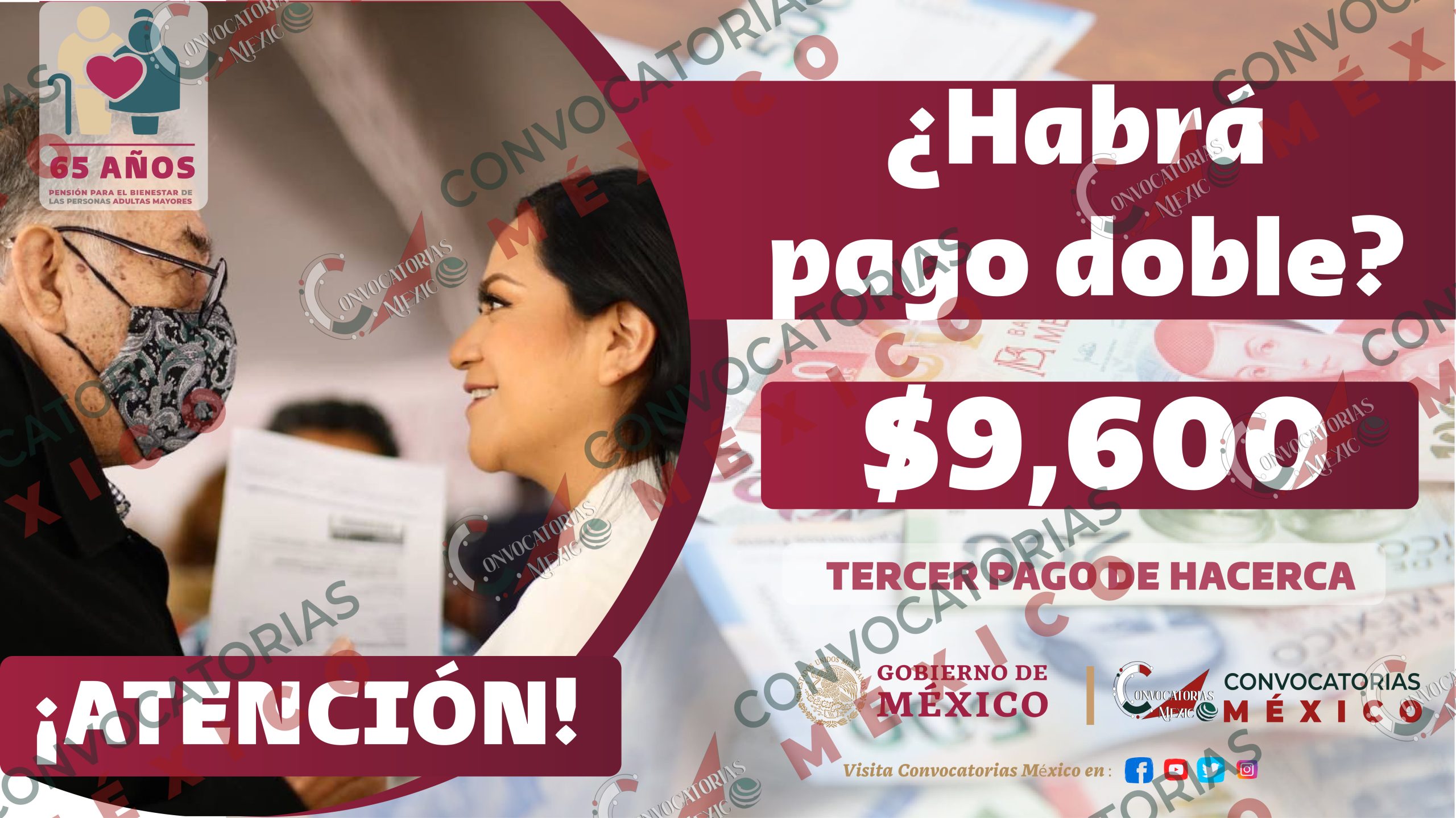 Pensión Bienestar ¡Increíble! Descubre cómo los Adultos Mayores podrían recibir ¿PAGO DOBLE?