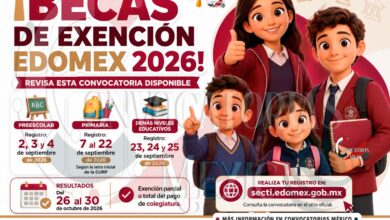 Becas de Exención Edomex 2026: estas son las fechas para solicitar una exención de colegiatura