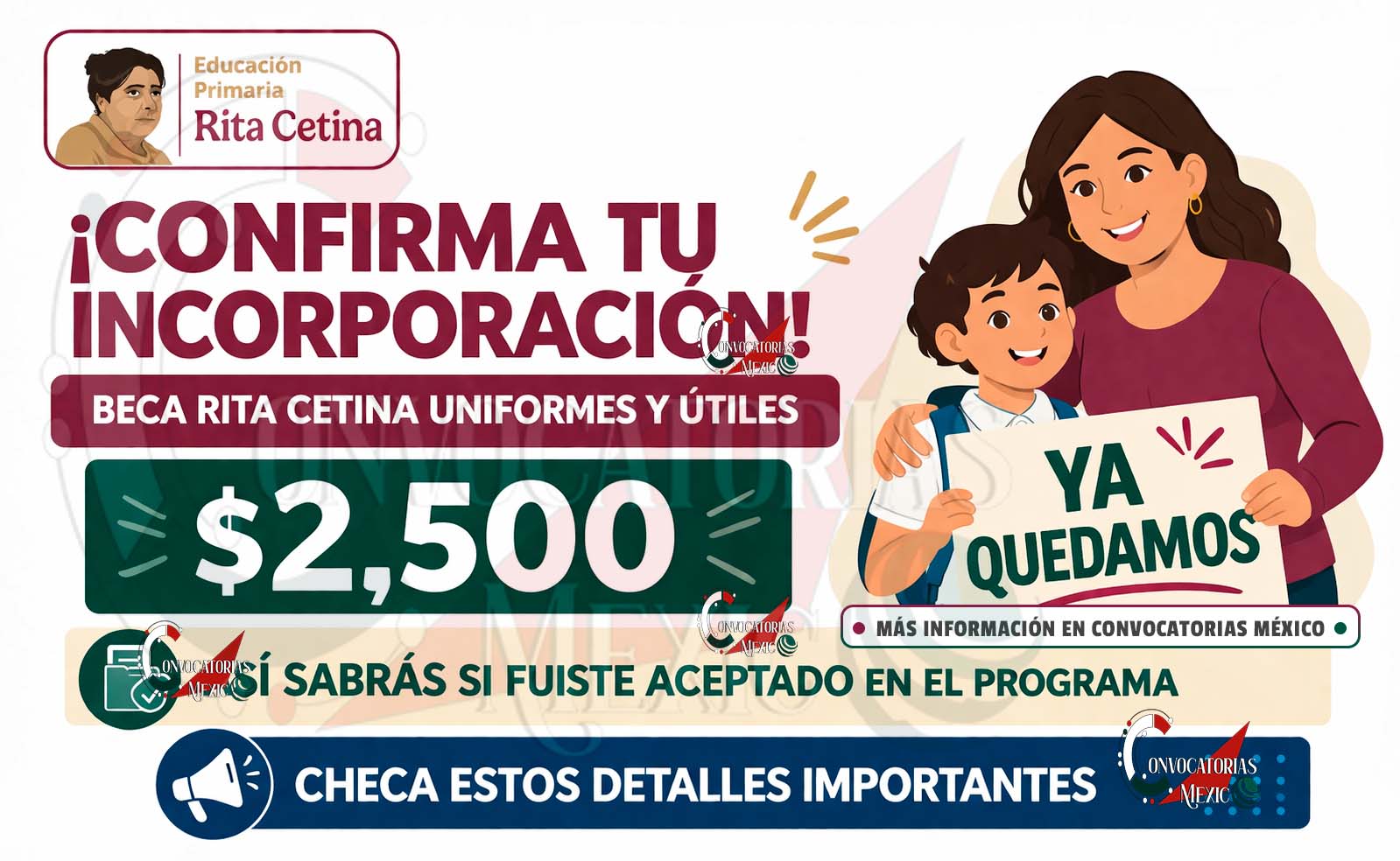 Paso a paso para verificar el registro en la Beca Rita Cetina sin errores | Esto debes saber si te registraste en Marzo