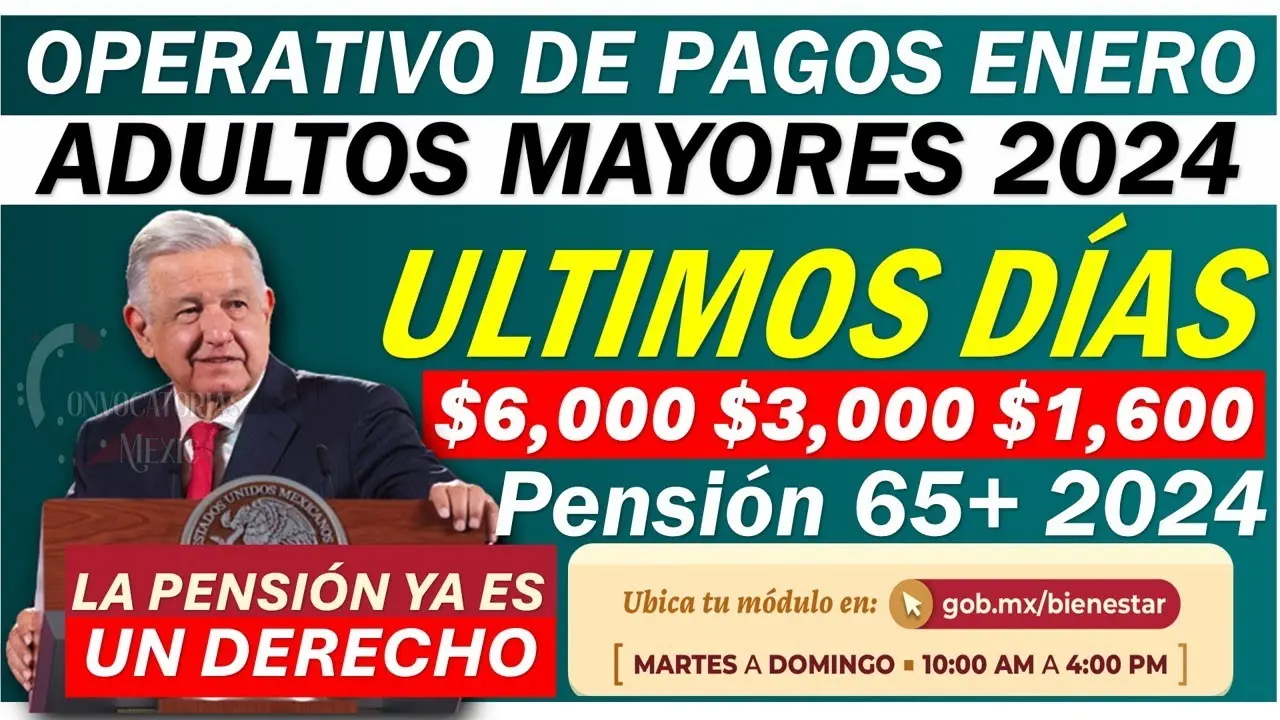 🤑💸𝗔 𝗣𝗔𝗥𝗧𝗜𝗥 𝗗𝗘 𝗛𝗢𝗬 𝟮𝟮 𝗗𝗘 𝗘𝗡𝗘𝗥𝗢😱🔔 ¡𝗢𝗽𝗲𝗿𝗮𝘁𝗶𝘃𝗼 𝗱𝗲 𝗣𝗔𝗚𝗢𝗦! 𝗣𝗲𝗻𝘀𝗶ó𝗻 𝟲𝟱+ 𝗔𝗱𝘂𝗹𝘁𝗼 𝗠𝗮𝘆𝗼𝗿 𝟮𝟬𝟮𝟰 𝗧𝗮𝗿𝗷𝗲𝘁𝗮 𝗕𝗶𝗲𝗻𝗲𝘀𝘁𝗮𝗿