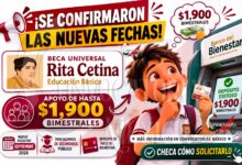 Beca Rita Cetina abrirá nuevo registro en septiembre de 2026: conoce quiénes podrán incorporarse al apoyo de 1,900 pesos bimestrales