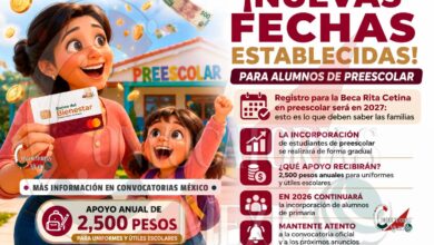 Registro para la Beca Rita Cetina para preescolar llegará en 2027: familias deberán esperar la siguiente etapa del programa