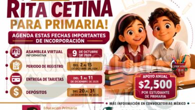 Beca Rita Cetina para primaria: conoce las fechas clave del registro, tarjetas y pago de $2,500