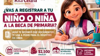 ¿Te interesa ser parte de la Beca Rita Cetina? Si tienes hijos en primaria, estos son los documentos que debes tener SI o SI