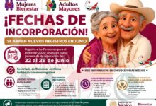 Convocan a nuevo registro para Pensiones del Bienestar; incorporación será del 22 al 28 de junio