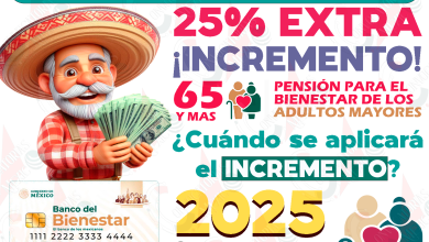 AUMENTO en las Pensiones del Bienestar. ¿Recibirás 25% EXTRA en tus Pensiones del Bienestar? ¿Cuánto dinero recibirás si las Pensiones AUMENTAN en 2025?