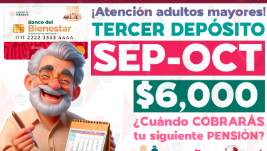 Septiembre-Octubre¿Cuándo será depositado tu próximo apoyo monetario de las Pensiones Bienestar? FECHAS DE DEPÓSITO