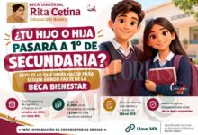Beca Rita Cetina: si tu hijo entrará a 1.º de secundaria, esto debes preparar para octubre de 2026