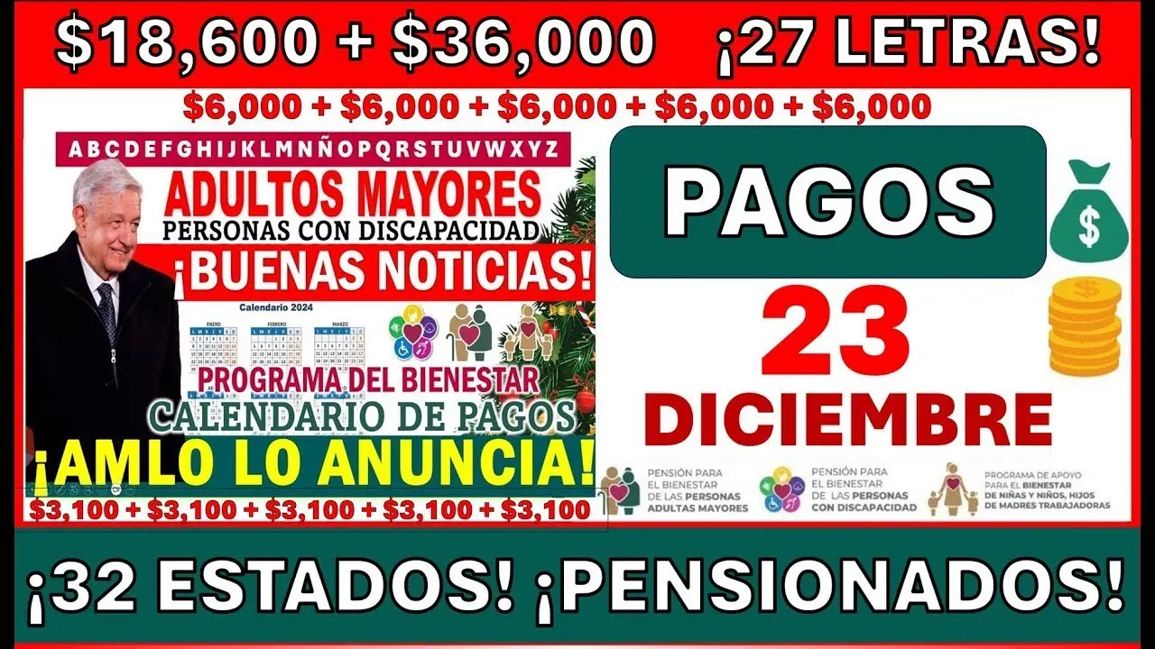 💯$36,000 y $18,600💥𝐀𝐕𝐈𝐒𝐎 𝐃𝐄 𝐏𝐀𝐆𝐎𝐒 🎁𝐃𝐄𝐏𝐎𝐒𝐈𝐓𝐎 UNO $𝟔,𝟎𝟎𝟎 + $3,100 AVISOS 𝐀𝐌𝐋𝐎 𝐀𝐏𝐎𝐘𝐎 ADULTOS MAYORES