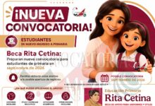 Beca Rita Cetina podría abrir nuevos registros para alumnos de primaria en 2026