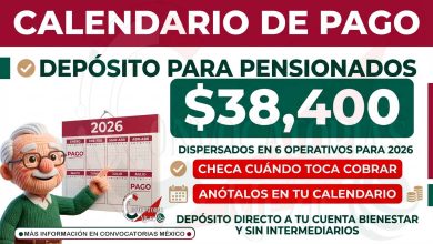 Calendario de Pago de Pensiones 2026: Información clave para beneficiarios en México