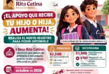Beca Rita Cetina: alumnos que pasan de primaria a secundaria podrán recibir un apoyo diferente en 2026 12 Beca Rita Cetina: alumnos que pasan de primaria a secundaria podrán recibir un apoyo diferente en 2026