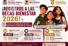 Becas para el Bienestar 2026: septiembre y octubre traerán nuevos registros para estudiantes