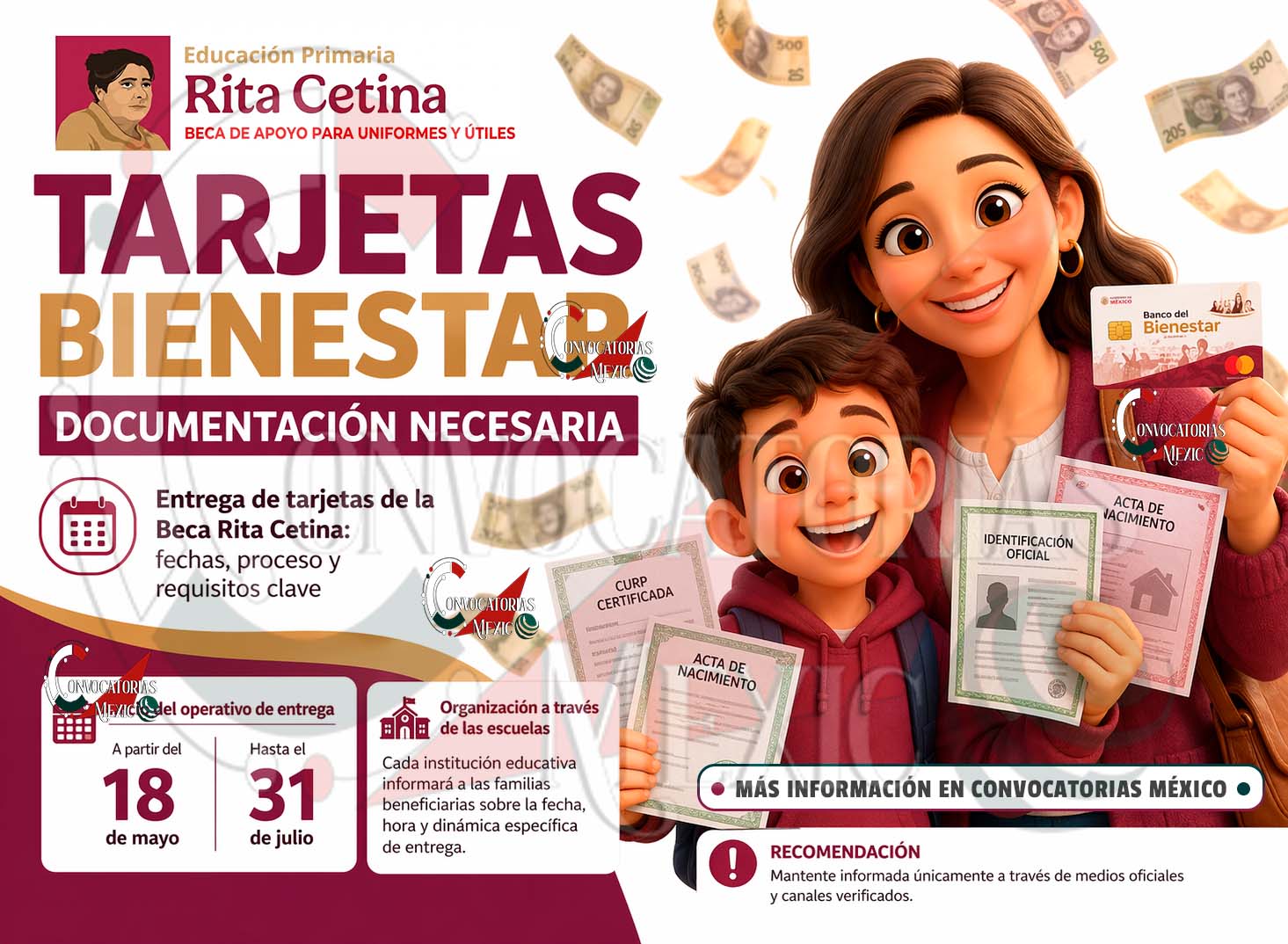 Operativo de bancarización a nivel nacional para alumnos registrados en MARZO 2026 | Documentos importantes