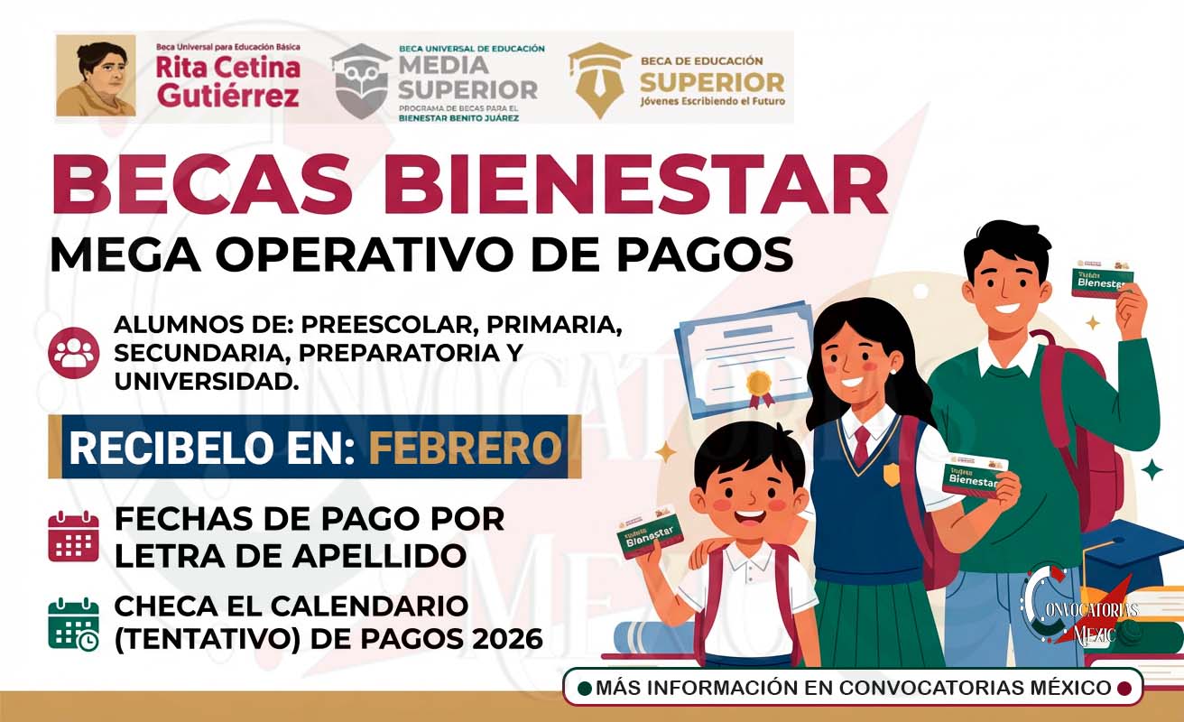 Calendario filtrado de pagos para las Becas Bienestar genera expectativa entre estudiantes y familias