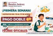 Comienza la primera semana de pagos para becarios: del 13 al 17 de abril | Estas letras cobran DOBLE