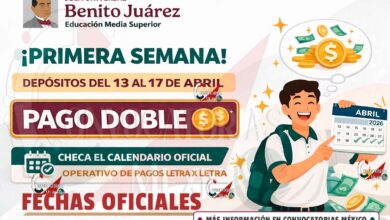 Comienza la primera semana de pagos para becarios: del 13 al 17 de abril | Estas letras cobran DOBLE