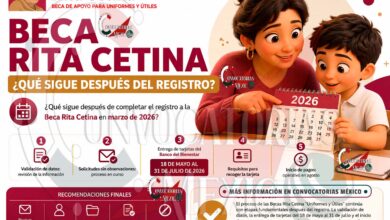 Beca Rita Cetina 2026: etapas posteriores al registro y fechas clave para beneficiarios | Que no se te pase