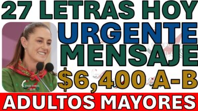 27 LETRAS PENSION BIENESTAR 64 Y MAS claudia