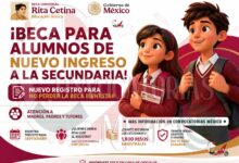 Beca Rita Cetina: estudiantes que pasan a secundaria deberán realizar un nuevo registro