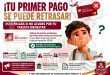 Beneficiarios de la Beca Rita Cetina aún pueden recoger su tarjeta y asegurar el depósito de agosto