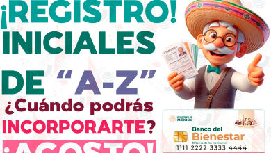 Iniciales de la A a la Z, ¿Qué día podrán solicitar su incorporación al programa de Pensiones para el Bienestar de las personas adultas mayores?