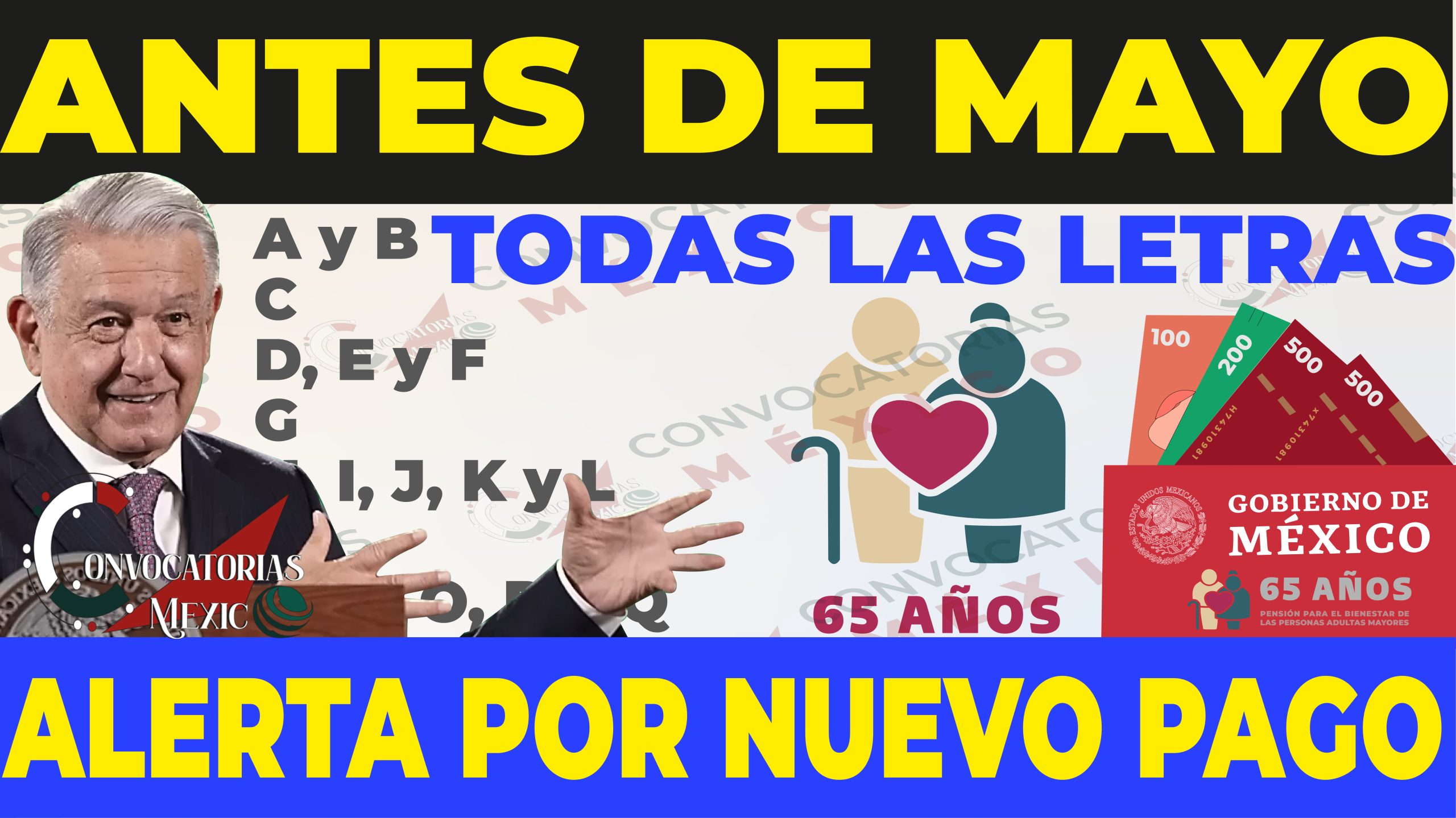 ¿Cuándo y cuánto me depositarán? Calendario de pagos de pensiones en mayo 2023