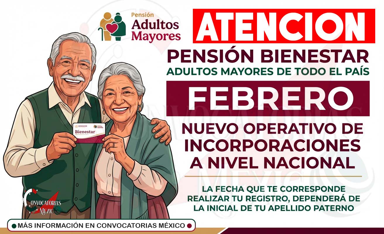 Adultos mayores nacidos en 1958 recibirán buenas noticias en febrero: Bienestar abrirá nuevas incorporaciones