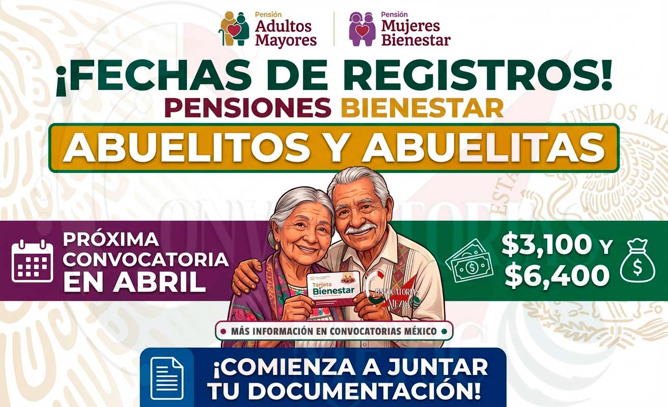 Preparan registro nacional para Pensiones Bienestar de Adultos Mayores y Mujeres en 2026