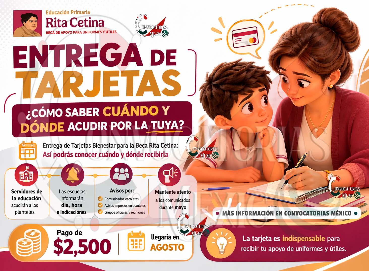 Preparan entrega de tarjetas para beneficiarios de la Beca Rita Cetina | Checa cuándo y dónde la recibirás