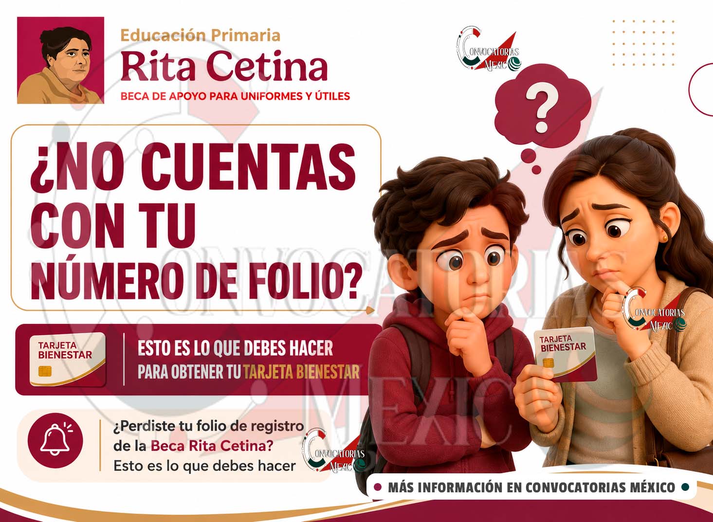 Beca Rita Cetina: Esto pueden hacer las familias que ya no tienen su folio de registro