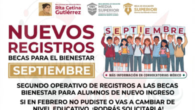 Estudiantes que no se registraron en febrero aún podrán solicitar su Beca para el Bienestar durante el operativo de septiembre