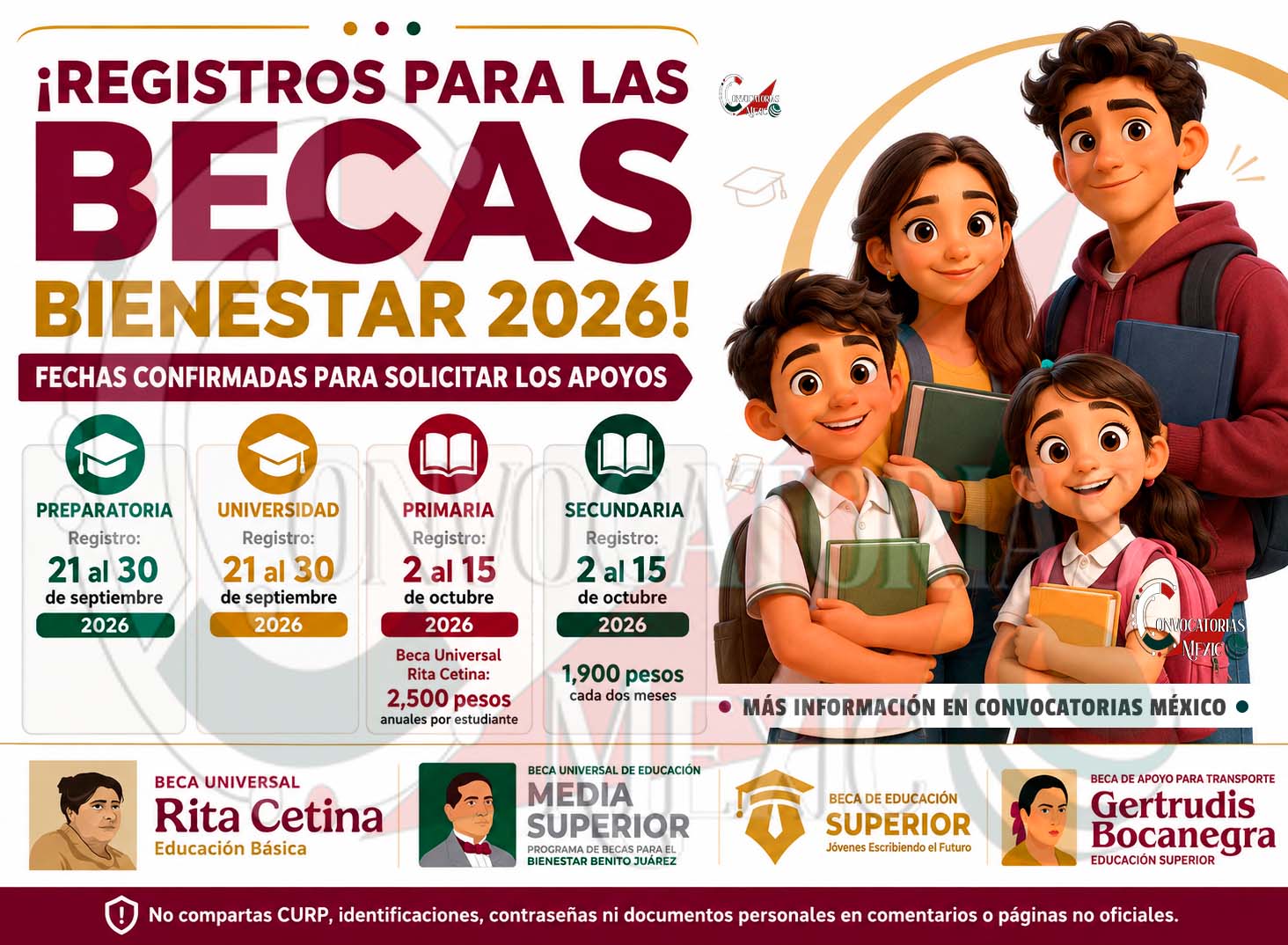Becas educativas 2026: fechas de registro y requisitos para estudiantes | Pendiente a estos detalles para solicitar la beca