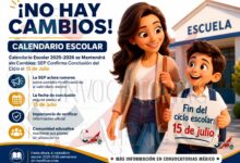 SEP Mantiene Sin Cambios el Calendario Escolar 2025-2026: Finalizará el 15 de Julio
