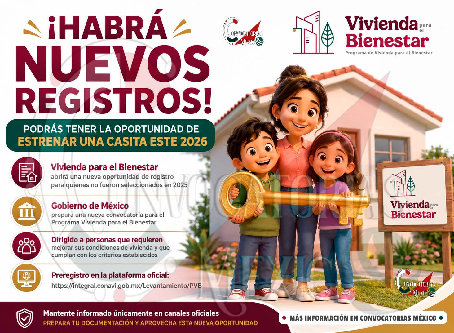 Nueva oportunidad para ingresar al Programa Vivienda para el Bienestar: alistan otro periodo de registro para aspirantes