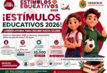 Estímulos Educativos 2026 en Veracruz: estudiantes podrán solicitar apoyo de hasta 3 mil pesos