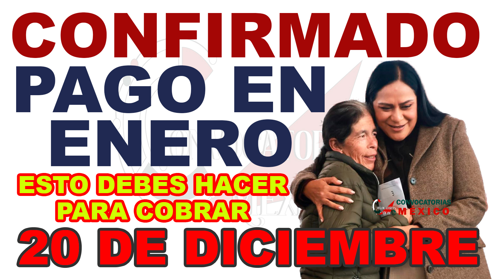 ¡Recibe tu primer pago en ENERO! Solo debes hacer este trámite antes del 20 de diciembre