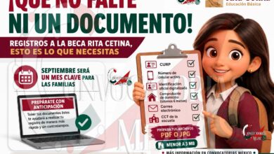 Beca Rita Cetina 2026: prepara desde ahora estos documentos para el registro de septiembre