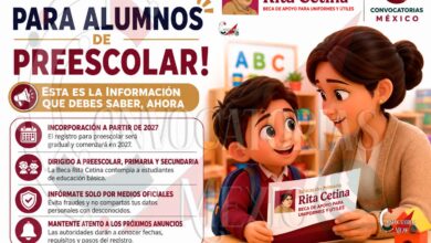 Preescolar tendrá acceso a la Beca Rita Cetina: esto se sabe sobre los registros de 2027