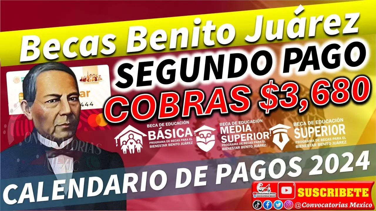 🤑💥 ¡𝐀𝐭𝐞𝐧𝐜𝐢ó𝐧 𝐀𝐮𝐦𝐧𝐨𝐬! 🔔🔴 ¡𝐅𝐞𝐜𝐡𝐚 𝐝𝐞𝐥 𝐏𝐚𝐠𝐨 𝐃𝐨𝐛𝐥𝐞! 𝐁𝐞𝐜𝐚𝐬 𝐁𝐞𝐧𝐢𝐭𝐨 𝐉𝐮á𝐫𝐞𝐳 𝐒𝐄𝐆𝐔𝐍𝐃𝐎 𝐏𝐀𝐆𝐎 𝐞𝐬𝐭𝐞 𝐃Í𝐀 𝐂𝐎𝐁𝐑𝐀𝐒 🚨👀