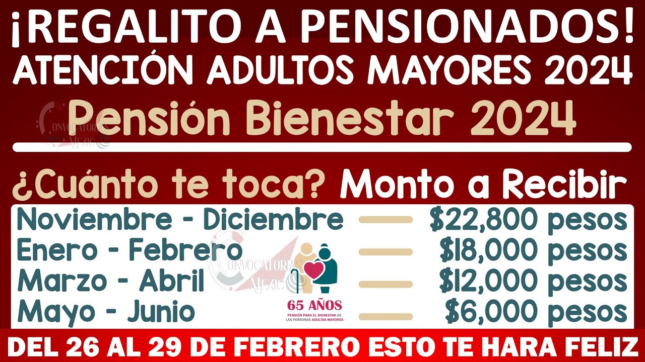 💸📣 ¡𝗚𝗥𝗔𝗡 𝗗𝗘𝗣Ò𝗦𝗜𝗧𝗢 𝗘𝗫𝗧𝗥𝗔! 🔔 𝗔𝗱𝘂𝗹𝘁𝗼𝘀 𝗠𝗮𝘆𝗼𝗿𝗲𝘀 𝗣𝗲𝗻𝘀𝗶ó𝗻 𝟲𝟱+💥 ¿𝗖𝘂á𝗻𝘁𝗼 𝘁𝗲 𝘁𝗼𝗰𝗮? 𝗗𝗘 𝟲 𝗠𝗜𝗟 𝗔 𝟮𝟮 𝗠𝗜𝗟 𝟴𝟬𝟬 𝐏𝐄𝐒𝐎𝐒