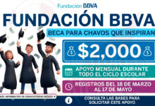 Convocatoria abierta: Beca BBVA para estudiantes de nuevo ingreso a secundaria en 2026