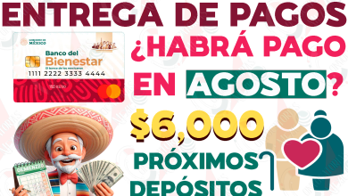 FECHAS DE PAGO. ¿Recibirás un apoyo monetario de las Pensiones Bienestar en el mes de AGOSTO? Entrega de Pensiones