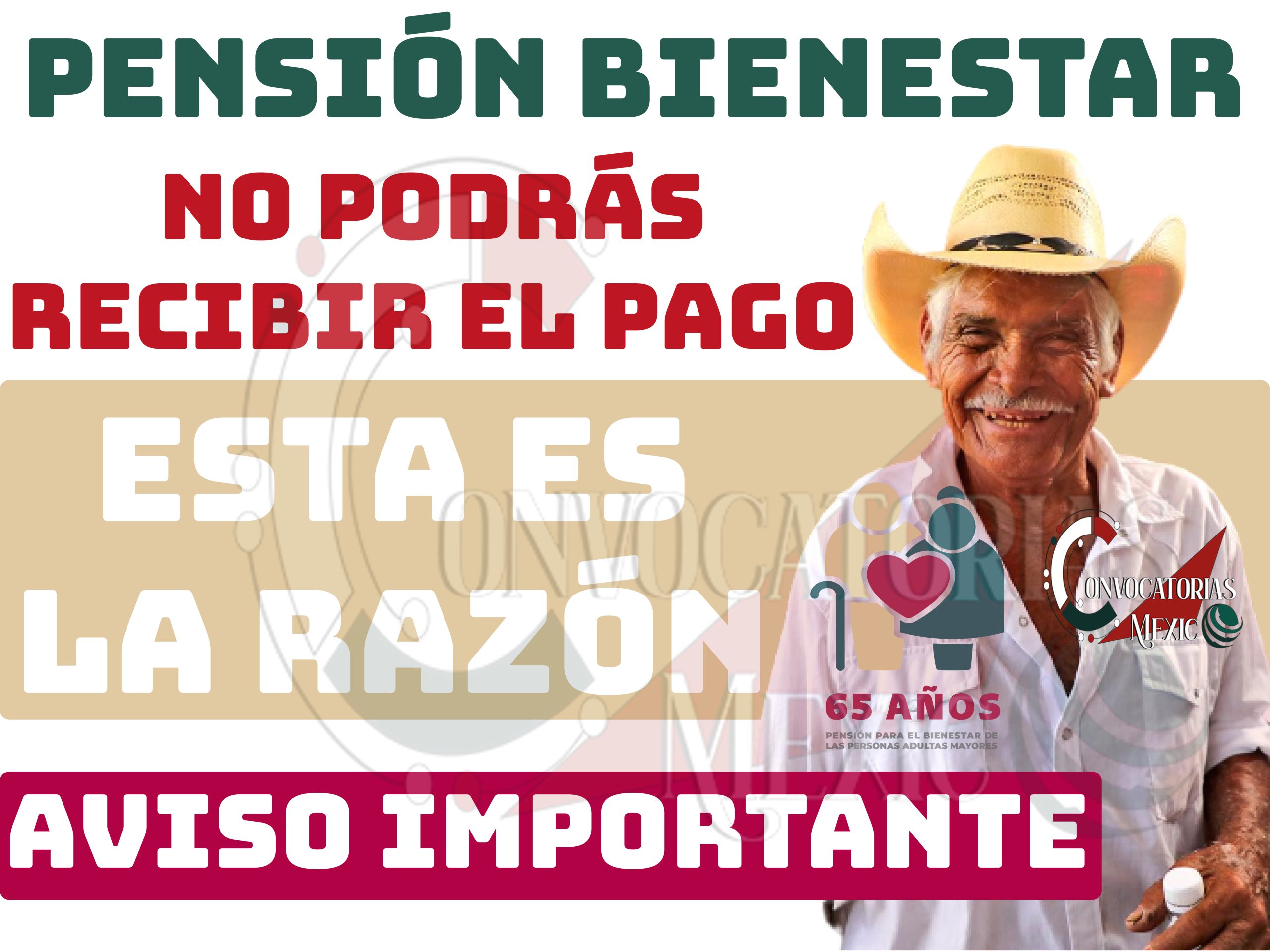 Pensión del Bienestar: Motivo por el que algunos adultos mayores no obtendrán el pago de 4,800 pesos