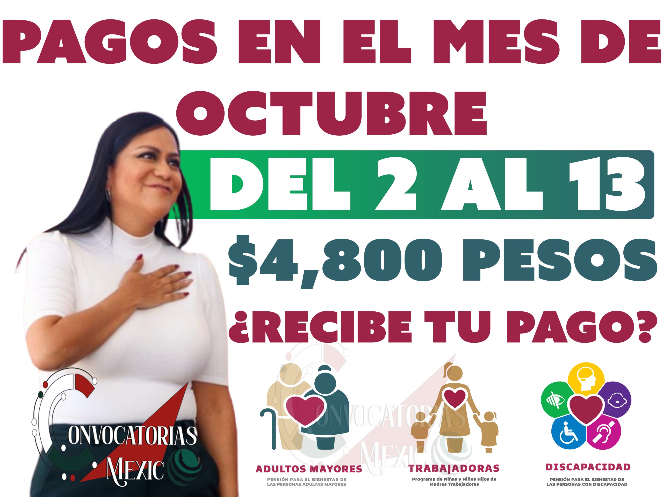 ¿Aún sin cobrar la Pensión de Octubre? Oportunidad para Cobrar el Apoyo de Octubre: Pensión Bienestar